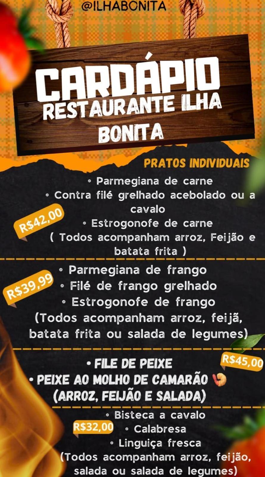 瓜鲁雅 Pousada E Restaurante Ilha Bonita酒店 外观 照片